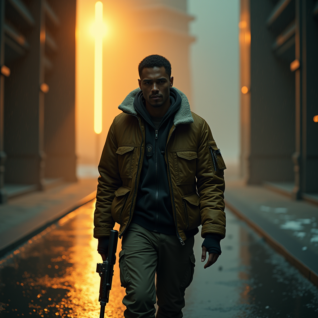 Luxury Lifestyle — Pilot In A Weathered Flight Jacket Cinematic #0288 (Stable Diffusion)