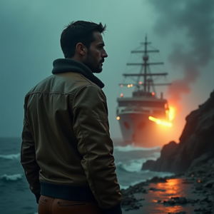 Luxury Lifestyle — Pilot In A Weathered Flight Jacket Cinematic #0318 (Recraft)
