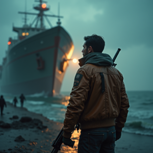 Luxury Lifestyle — Pilot In A Weathered Flight Jacket Cinematic #0324 (Stable Diffusion)