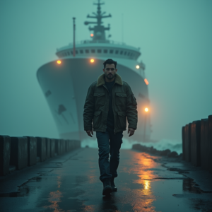 Luxury Lifestyle — Pilot In A Weathered Flight Jacket Cinematic #0330 (Recraft)
