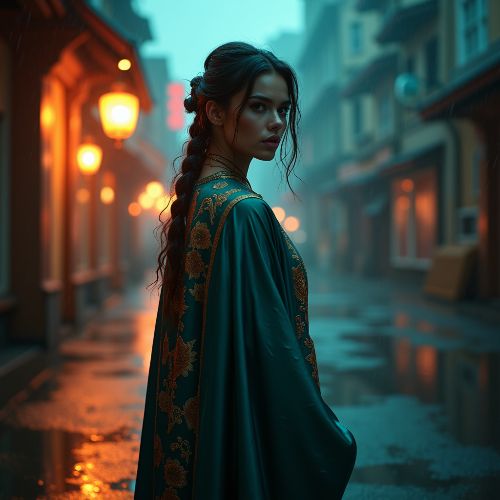 Luxury Lifestyle — Regal Figure In Flowing Embroidered Robes Cinematic #0004 (ChatGPT)