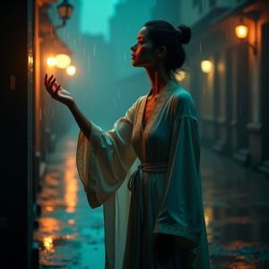 Luxury Lifestyle — Regal Figure In Flowing Embroidered Robes Cinematic #0172 (ChatGPT)