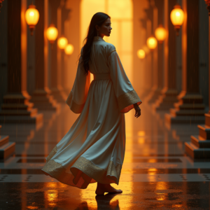 Luxury Lifestyle — Regal Figure In Flowing Embroidered Robes Cinematic #0280 (ChatGPT)