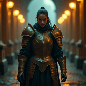 Luxury Lifestyle — Warrior In Intricately Detailed Armor Catching Cinematic #0080 (Leonardo)