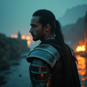Luxury Lifestyle — Warrior In Intricately Detailed Armor Catching Cinematic #0110 (Krea)