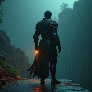 Luxury Lifestyle — Warrior In Intricately Detailed Armor Catching Cinematic #0128 (Leonardo)