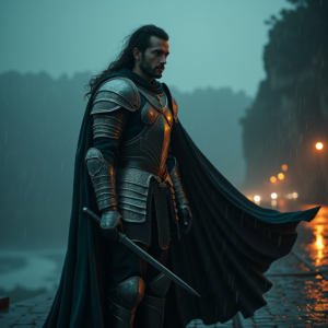 Luxury Lifestyle — Warrior In Intricately Detailed Armor Catching Cinematic #0140 (Leonardo)