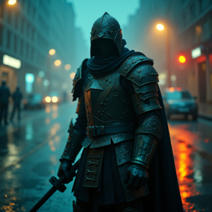 Luxury Lifestyle — Warrior In Intricately Detailed Armor Catching Cinematic #0152 (Leonardo)