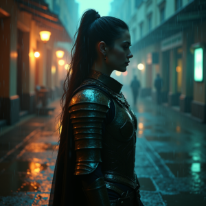 Luxury Lifestyle — Warrior In Intricately Detailed Armor Catching Cinematic #0164 (Leonardo)