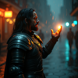 Luxury Lifestyle — Warrior In Intricately Detailed Armor Catching Cinematic #0170 (Krea)