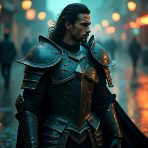 Luxury Lifestyle — Warrior In Intricately Detailed Armor Catching Cinematic #0176 (Leonardo)