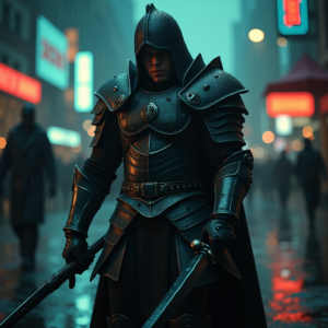 Luxury Lifestyle — Warrior In Intricately Detailed Armor Catching Cinematic #0188 (Leonardo)