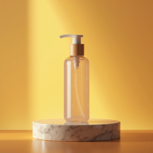 Luxury Product Ads — Minimalist Skincare Bottle With A Bamboo Product Ads #0324 (Stable Diffusion)