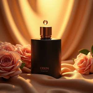 Luxury Product Ads — Sleek Matte-black Perfume Bottle With A Product Ads #0331 (Ideogram)