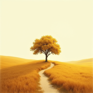 Minimalist — Lone Tree Standing In A Sweeping Illustration Styles #0237 (Stable Diffusion)