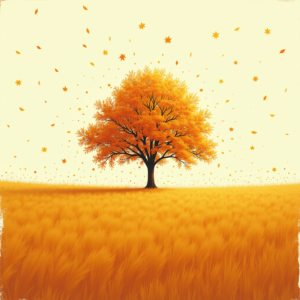 Minimalist — Lone Tree Standing In A Sweeping Illustration Styles #0261 (Stable Diffusion)