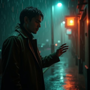 Movie Scenes — Detective In A Rain-damp Trench Coat Cinematic #0235 (Firefly)