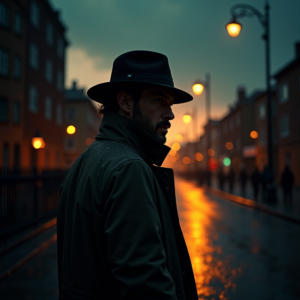 Movie Scenes — Detective In A Rain-damp Trench Coat Cinematic #0247 (Firefly)