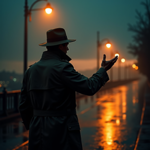 Movie Scenes — Detective In A Rain-damp Trench Coat Cinematic #0271 (Firefly)