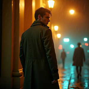 Movie Scenes — Detective In A Rain-damp Trench Coat Cinematic #0283 (Firefly)