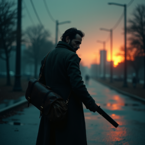 Movie Scenes — Lone Traveler In A Weathered Long Cinematic #0043 (Firefly)