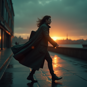 Movie Scenes — Lone Traveler In A Weathered Long Cinematic #0067 (Firefly)
