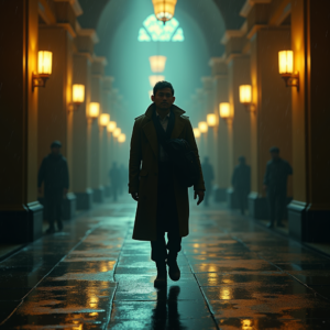 Movie Scenes — Lone Traveler In A Weathered Long Cinematic #0091 (Firefly)