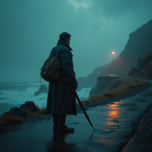 Movie Scenes — Lone Traveler In A Weathered Long Cinematic #0115 (Firefly)