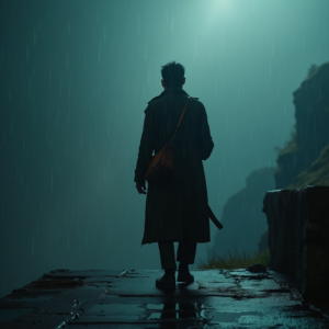 Movie Scenes — Lone Traveler In A Weathered Long Cinematic #0127 (Firefly)