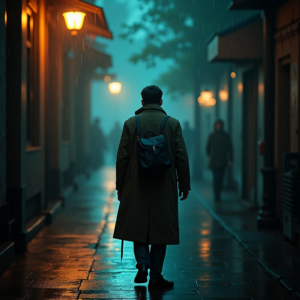 Movie Scenes — Lone Traveler In A Weathered Long Cinematic #0199 (Firefly)