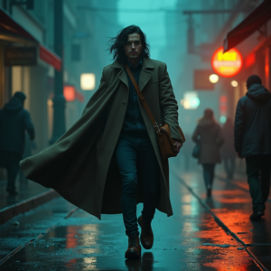 Movie Scenes — Lone Traveler In A Weathered Long Cinematic #0211 (Firefly)