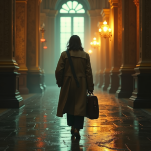 Movie Scenes — Lone Traveler In A Weathered Long Cinematic #0279 (FLUX)
