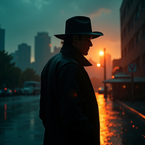 Movie Scenes — Mysterious Figure Beneath A Wide-brimmed Hat Cinematic #0057 (Ideogram)