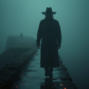 Movie Scenes — Mysterious Figure Beneath A Wide-brimmed Hat Cinematic #0123 (FLUX)