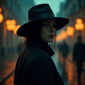 Movie Scenes — Mysterious Figure Beneath A Wide-brimmed Hat Cinematic #0147 (FLUX)