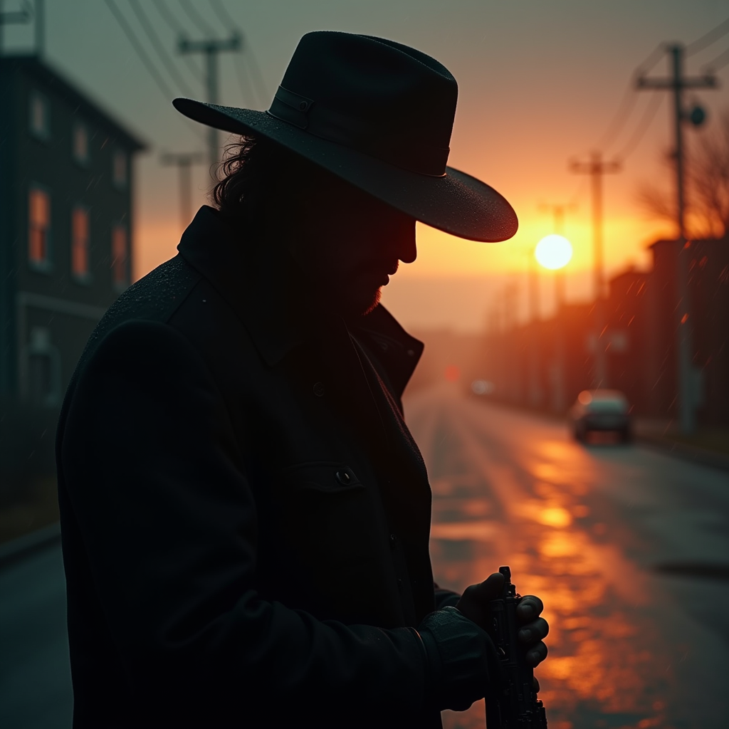 Movie Scenes — Mysterious Figure Beneath A Wide-brimmed Hat Cinematic #0251 (Seedream)