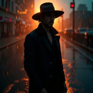 Movie Scenes — Mysterious Figure Beneath A Wide-brimmed Hat Cinematic #0263 (Seedream)