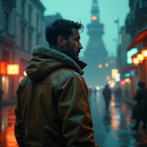 Movie Scenes — Pilot In A Weathered Flight Jacket Cinematic #0006 (ChatGPT)
