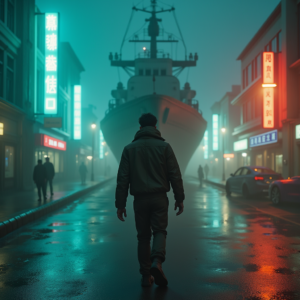 Movie Scenes — Pilot In A Weathered Flight Jacket Cinematic #0018 (ChatGPT)