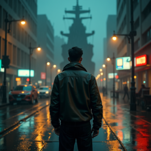Movie Scenes — Pilot In A Weathered Flight Jacket Cinematic #0024 (Dreamina)