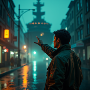 Movie Scenes — Pilot In A Weathered Flight Jacket Cinematic #0030 (ChatGPT)