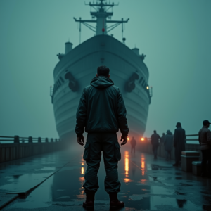 Movie Scenes — Pilot In A Weathered Flight Jacket Cinematic #0204 (Dreamina)