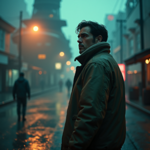 Movie Scenes — Pilot In A Weathered Flight Jacket Cinematic #0222 (ChatGPT)