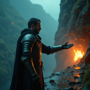 Movie Scenes — Warrior In Intricately Detailed Armor Catching Cinematic #0134 (Stable Diffusion)