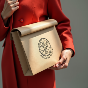 Packaging — Clean Line-art Icon Printed On A Commercial Design #0021 (Seedream)