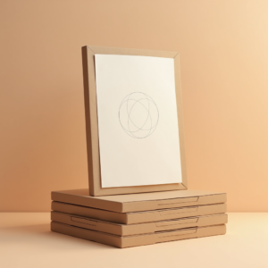 Packaging — Clean Line-art Icon Printed On A Commercial Design #0063 (Gemini)