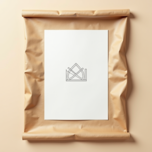 Packaging — Clean Line-art Icon Printed On A Commercial Design #0111 (Gemini)