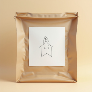 Packaging — Clean Line-art Icon Printed On A Commercial Design #0183 (Gemini)