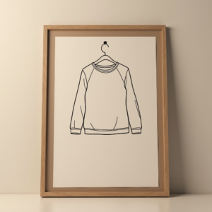 Packaging — Clean Line-art Icon Printed On A Commercial Design #0189 (Seedream)