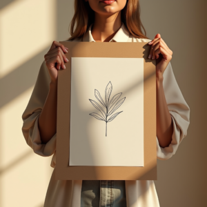 Packaging — Clean Line-art Icon Printed On A Commercial Design #0219 (Gemini)